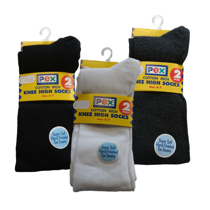 KNEE HIGH SOCKS (3 colours) Thumbnail