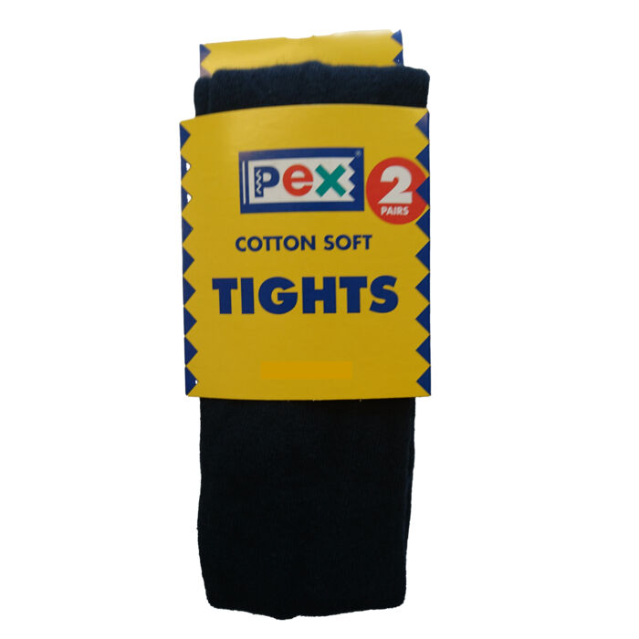 PEX Soft Cotton Tights TEEN - Black Thumbnail