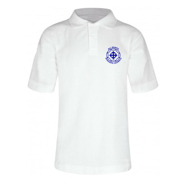 All Saints White Polo Shirt Thumbnail